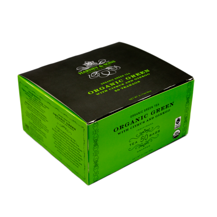 Harney&Sons - Organic Green 50 szt. - herbata ekspresowa